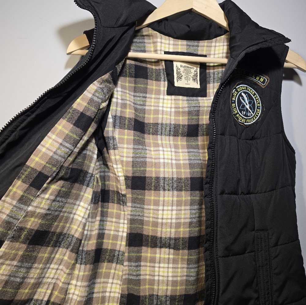 Ruff Hewn Puffer Vest - Blue Ridge Free Style - Size Small - Picture 4 of 6